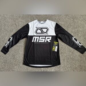 MSR Axxis Jersey (Black/White, Large